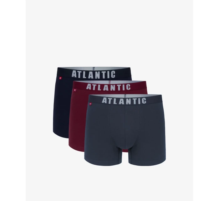Pánské boxerky ATLANTIC 3Pack - vícebarevné