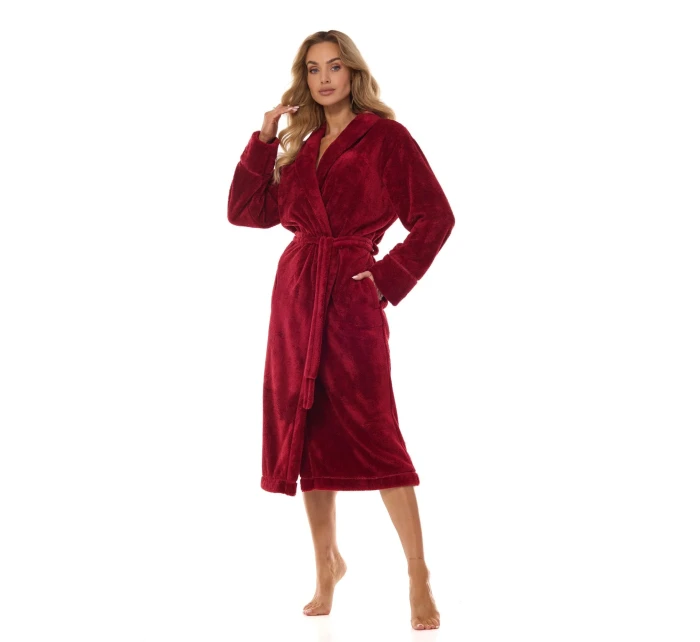 Dámsky župan 2413 Camelia wine plus - L&L Dámsky župan 2413 Camelia wine plus - L&L