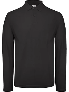 B&C ID.001 LSL Pánské piqué polo s dlouhým rukávem model 22421385 black