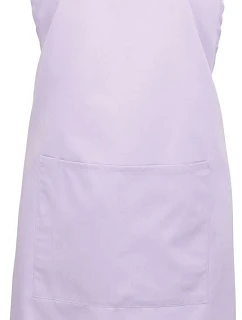 Premier PR 154 Zástěra s laclem a kapsou na břiše "Colours" 39.0154 lilac