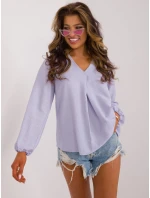 Bluzka model 20235266 jasny niebieski - FPrice Bluzka model 20235266 jasny niebieski - FPrice