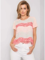 Blúzka LK BZ 506276.07P koral