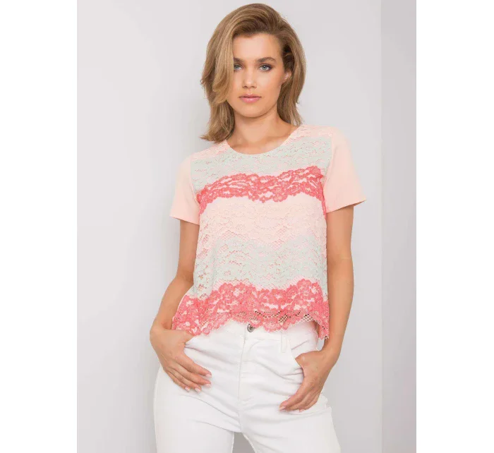 Blúzka LK BZ 506276.07P koral
