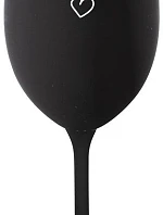 Nechal som sa oklamať - čierny pohár na víno 350 ml