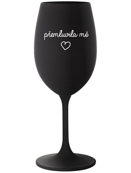 Nechal som sa oklamať - čierny pohár na víno 350 ml Nechal som sa oklamať - čierny pohár na víno 350 ml