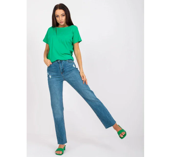 Dámske nohavice RO SP PNT N03.37 Jeans-modrá - FPrice