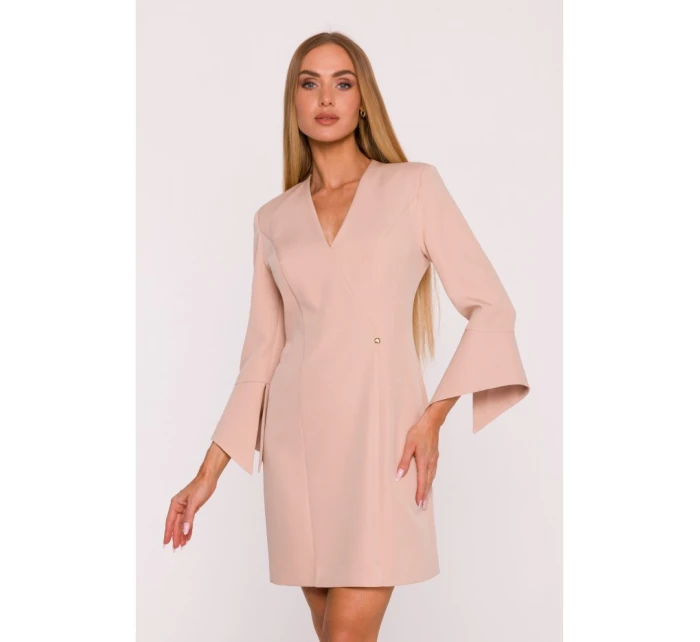 Dámske šaty M876 béžová - Moe