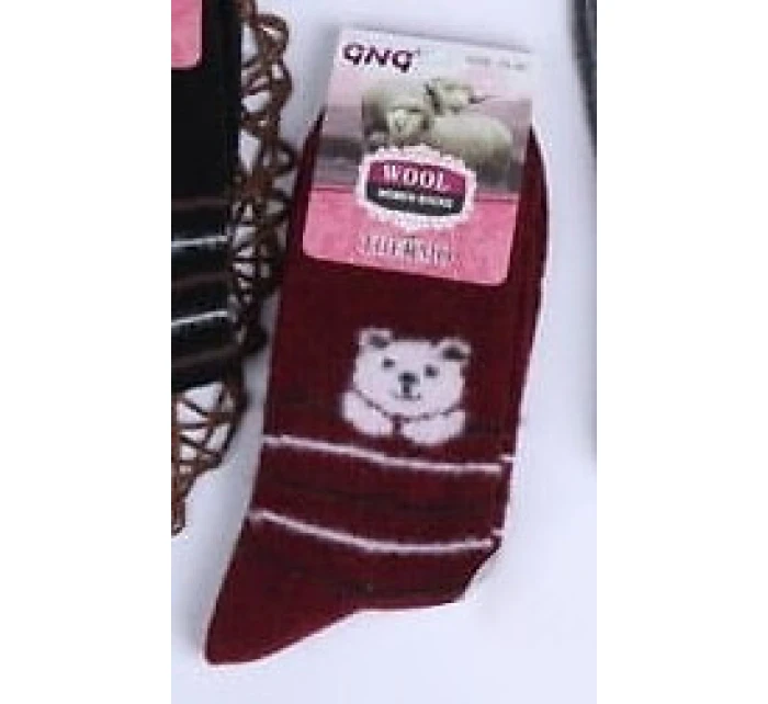 WiK 002 Dámske ponožky Angora 323 35-42