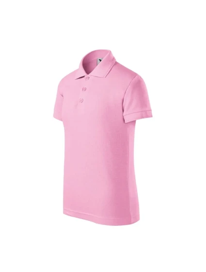 Malfini Pique Polo Jr MLI-22230 ružová polokošeľa
