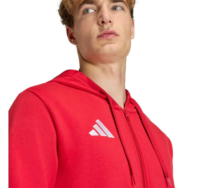 Pánska mikina adidas Entrada 26 FZ Hoody červená KF5944 pánska
