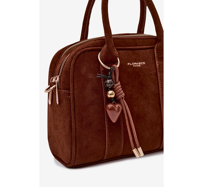 Eko Semišová Kabelka s Camel model 22111558 - Flora&Co