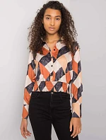 Blúzka DHJ BZ 15251.82 čierna a béžová