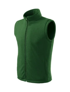 Next fleecová vesta unisex fľaškovo zelená