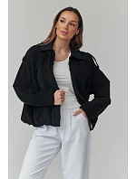 teplá šnúrová bunda model 225693 Makadamia teplá šnúrová bunda model 225693 Makadamia