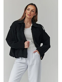 teplá šnúrová bunda model 225693 Makadamia