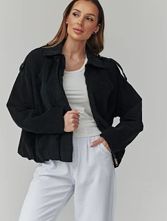 teplá šnúrová bunda model 225693 Makadamia