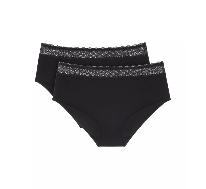 Dámske nohavičky Feel of Modal Midi 2P - BLACK - čierne 0004 - TRIUMPH Dámske nohavičky Feel of Modal Midi 2P - BLACK - čierne 0004 - TRIUMPH