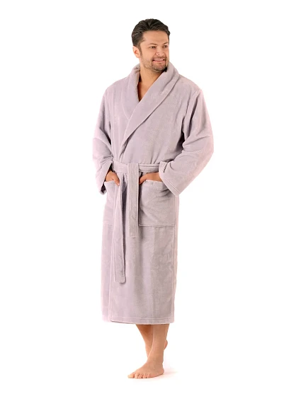Unisex župan Tampa 2149 svetlo šedý - Vestis Unisex župan Tampa 2149 svetlo šedý - Vestis