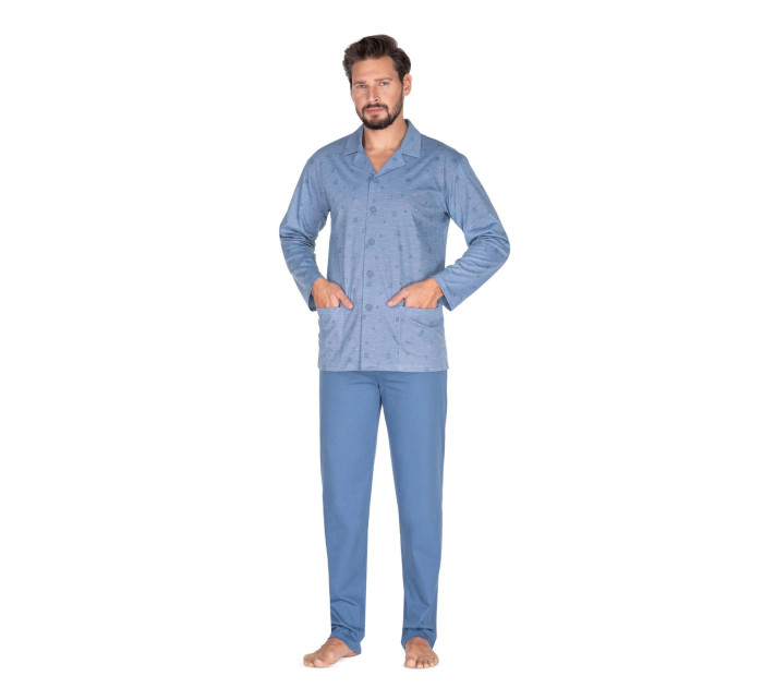 Pánske pyžamo 444 svetlo modrá - REGINA