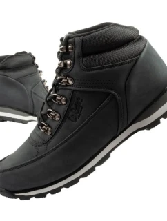 Lee Cooper pánske zimné trekingové členkové topánky čierne