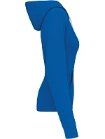 K 465 Dámská mikina s kontrastní kapucí model 22509599 light royal blue/white - Kariban