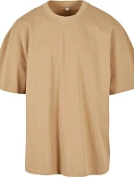 Build your Brand BY 163 Oversize tričko z hrubej bavlny 56.0163 union beige