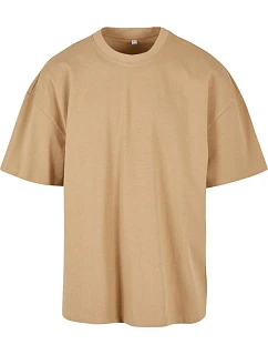 BY 163 Oversize tričko z bavlny beige model 22416052 - Build your Brand