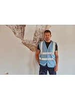 HVW 120 HiVis síťovaná bezpečnostní vesta model 22502237 lime - Yoko