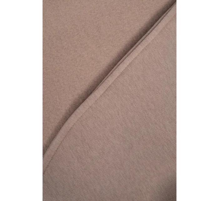 Krátka mikina na zips tmavo béžová Krátka mikina na zips tmavo béžová