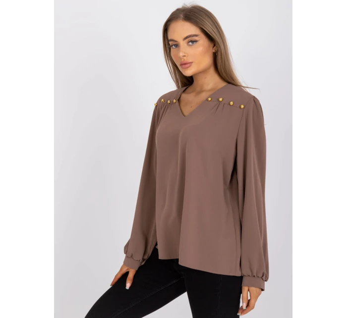 Bluzka LK BZ model 21757225 brązowy - FPrice