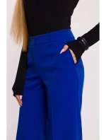 model 21296011 Kalhoty se širokými nohavicemi královská modř - Moe