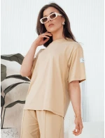 Dámsky teplákový komplet RIZNA beige FashionStreet AY1035
