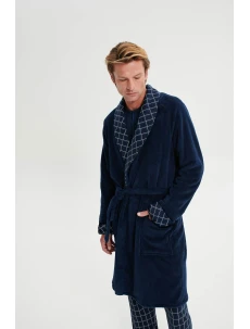 Vamp - Dlhý jednofarebný župan 19606 - Vamp