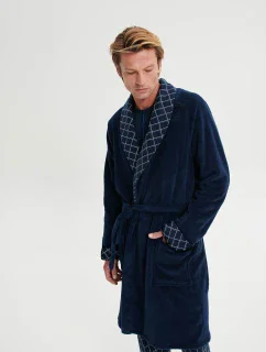 Vamp - Dlhý jednofarebný župan 19606 - Vamp