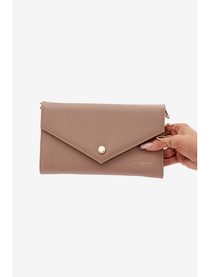 Kabelka Peněženka 2v1 S Páskem Béžová model 22111704 - Flora&Co