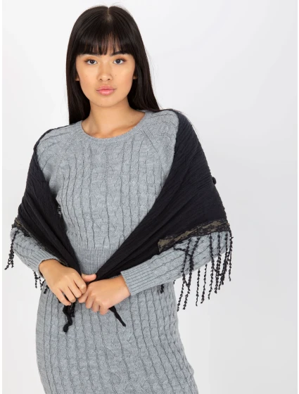 Dámský šátek AT CH model 17748767 tmavě modrý - FPrice Dámský šátek AT CH model 17748767 tmavě modrý - FPrice