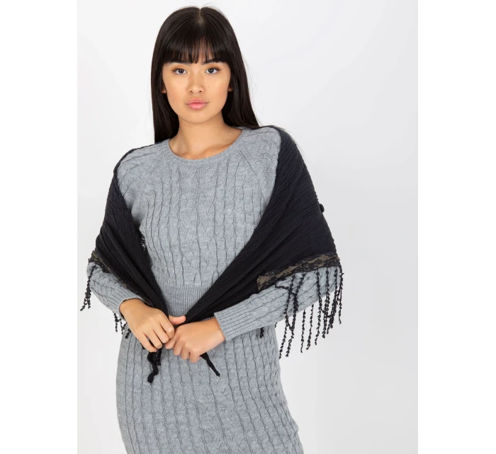 Dámský šátek AT CH model 17748767 tmavě modrý - FPrice Dámský šátek AT CH model 17748767 tmavě modrý - FPrice