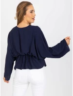 Blúzka DHJ BZ 11979.67 tmavo modrá Blúzka DHJ BZ 11979.67 tmavo modrá