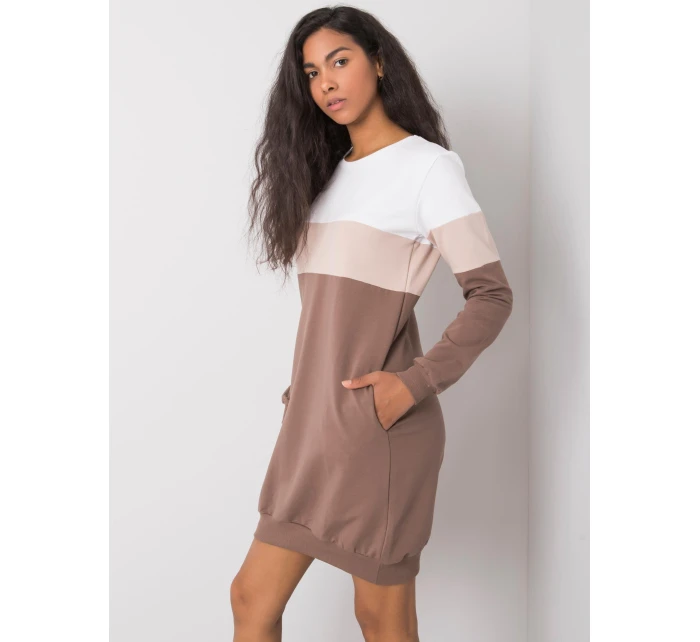 Šaty RV SK 5869.04 tmavohnedé