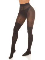 Dámske sexy pančuchy "Hearts" SH6718 čierne - In-StyleFashion Dámske sexy pančuchy "Hearts" SH6718 čierne - In-StyleFashion