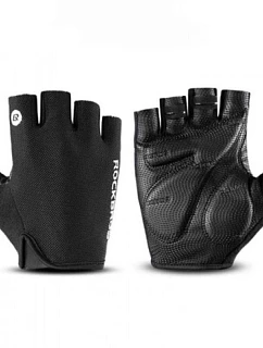 Cyklistické rukavice Rockbros S106BK veľkosť S - čierne
