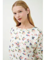 Vamp - Pastelové kvetinové pyžamo 21354 - Vamp Vamp - Pastelové kvetinové pyžamo 21354 - Vamp