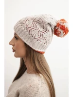 Fleecová čepice Marta K231 ecru