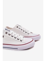 Trampki Męskie Niskie Materiałowe Big Star DD174500 Białe