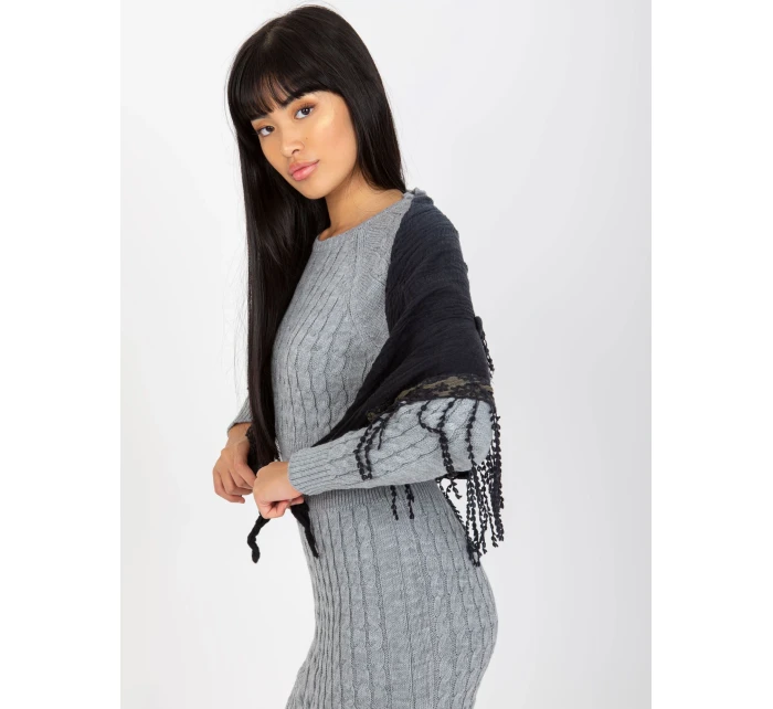 Dámský šátek AT CH model 17748767 tmavě modrý - FPrice Dámský šátek AT CH model 17748767 tmavě modrý - FPrice