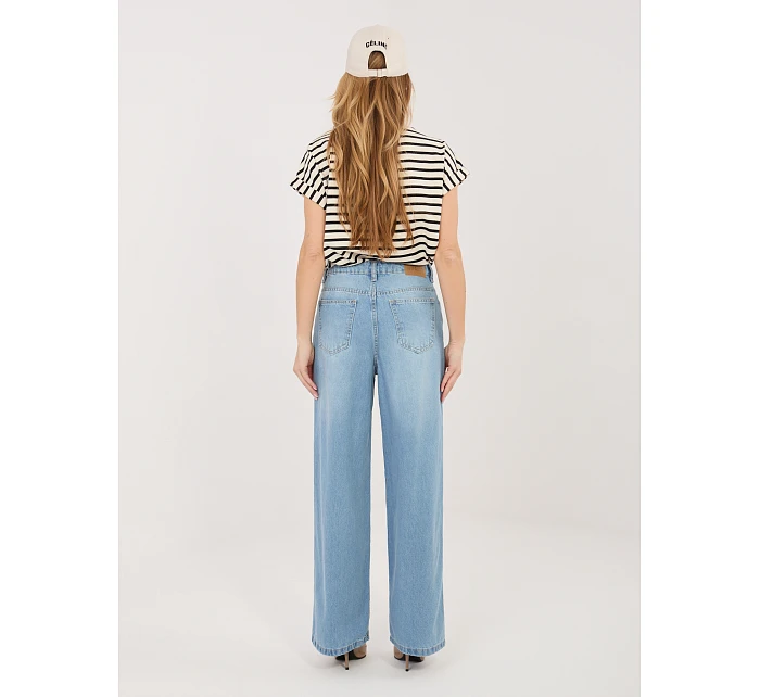 Nohavice D80033BB62629L219 modré