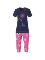 Dámske pyžamo 21231-400-2 tmavé. modro-ružová - Rebelle