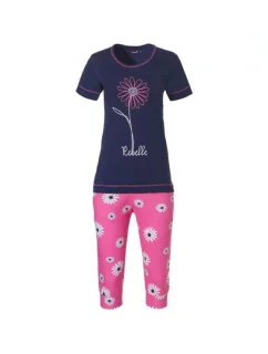 Dámske pyžamo 21231-400-2 tmavé. modro-ružová - Rebelle