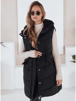 Dámska prešívaná vesta GAMIS čierna FashionStreet TY3291