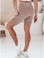 Dámské cyklistické šortky cappuccino Dstreet model 21982905 - FashionStreet